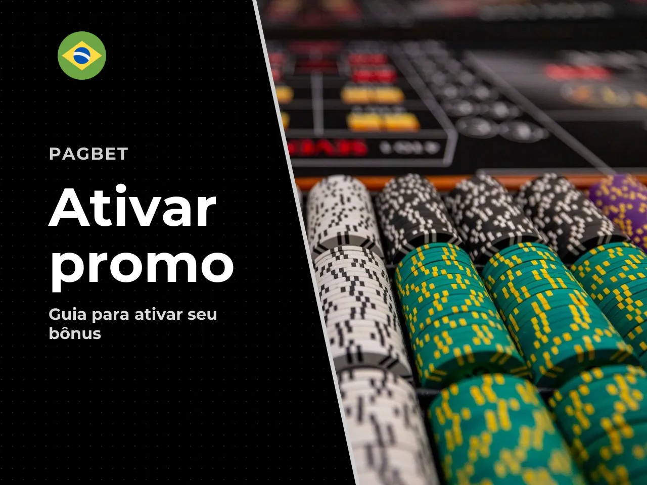 Como ativar o código promocional Pagbet
