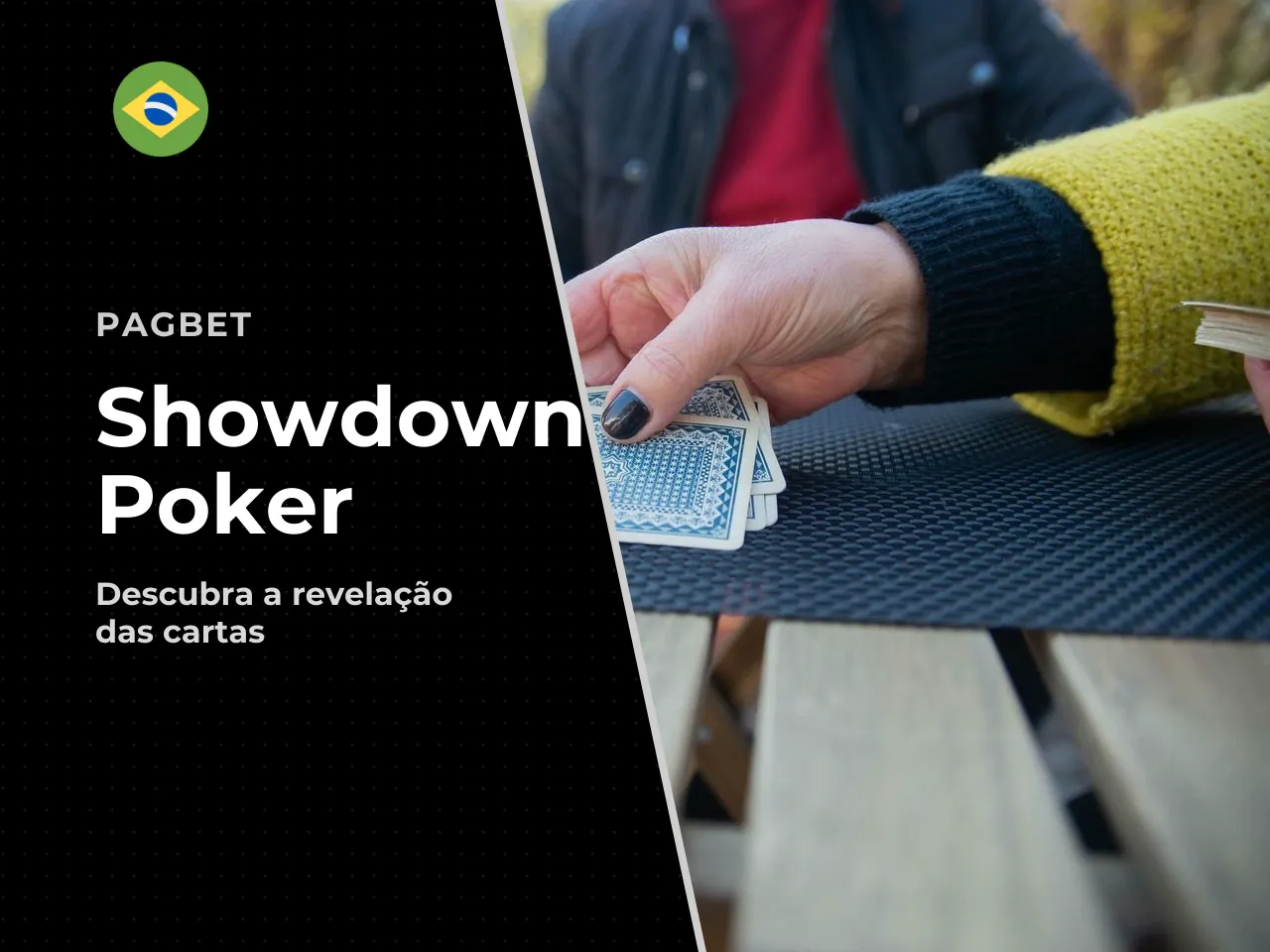 Showdown, blinds e posição na mesa. **5. Showdown** Os jogadores que ainda estão na mão revelam suas cartas. Vence quem tiver a melhor combinação de **5 cartas** usando qualquer combinação das suas 2